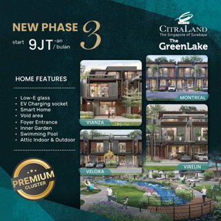 Promo Perumahan The GreenLake Surabaya