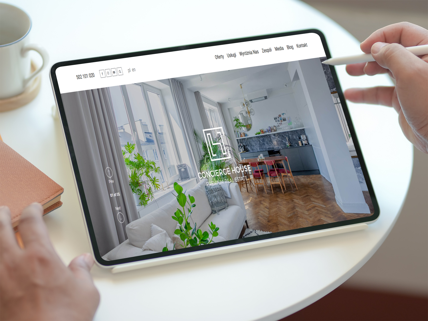Realizacja strony internetowej Concierge House