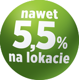 grafika nawet pięć i p&oacute;ł procent na lokacie