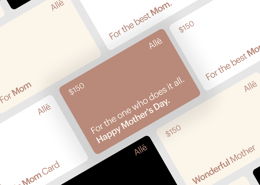 mother's day gift card