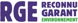 Logo RGE Reconnu installateur climatsation garant environnement