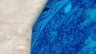 Pool base and wall inspection before vinyl liner installation