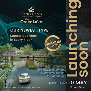 Promo Perumahan The GreenLake Surabaya