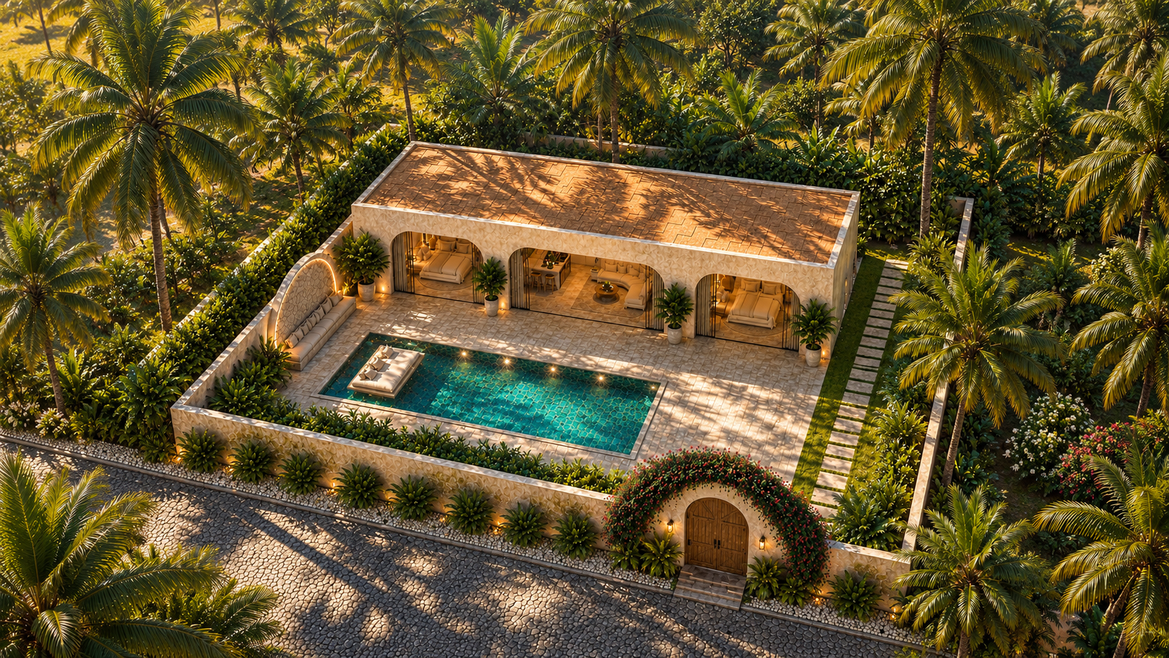 Casa Una villa rendering, Bo Phut, Koh Samui