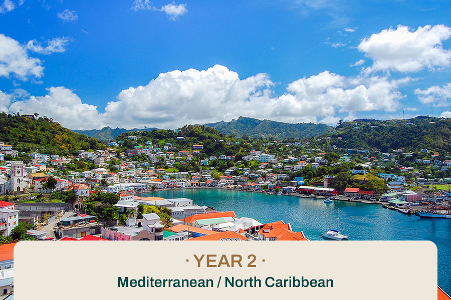 Year 2 - Mediterranean / North Caribbean