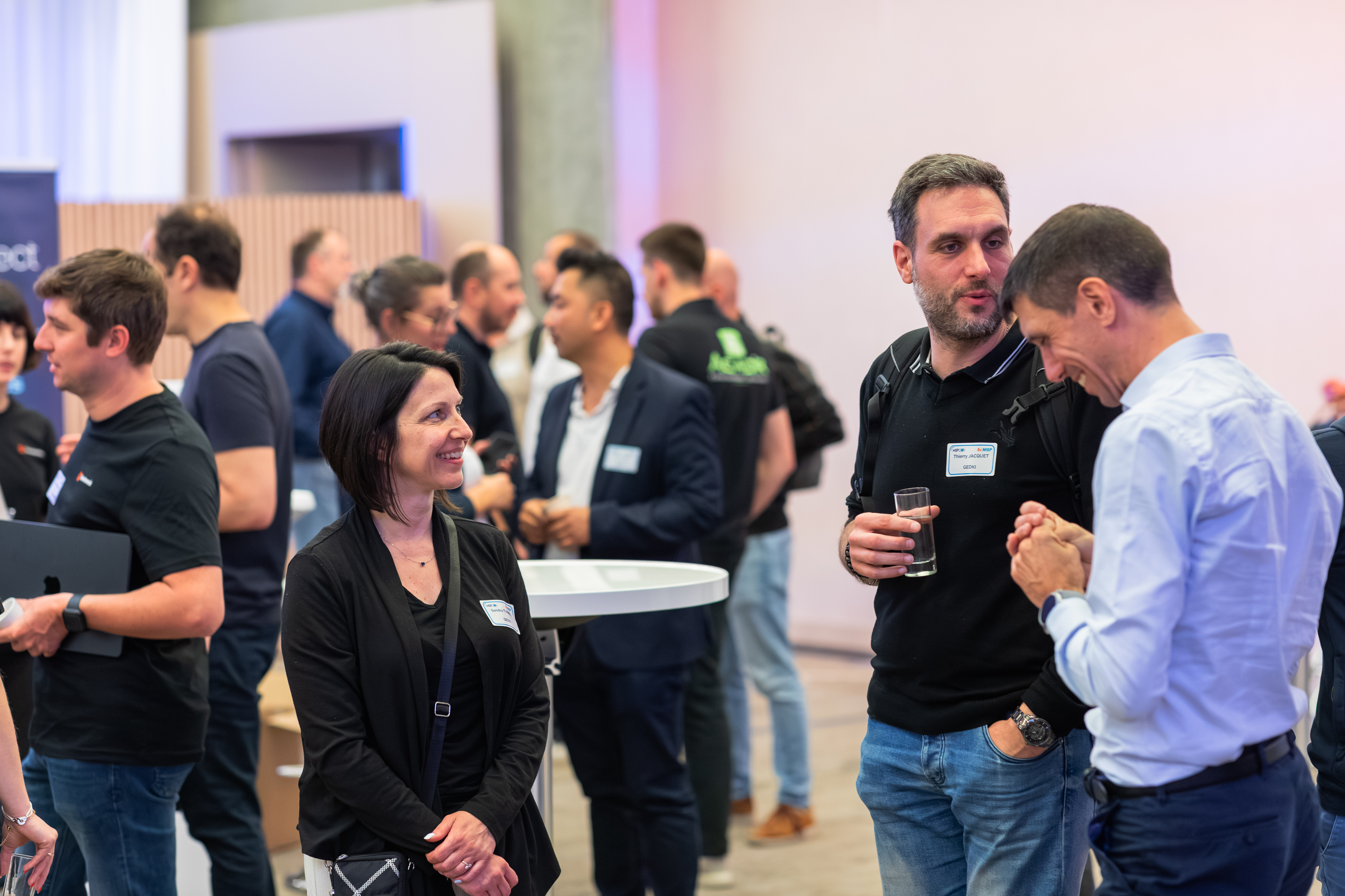 Temps de networking entre participants BeMSP On Tour