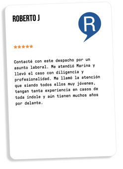 testimonio de un cliente