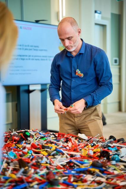 Preparing LEGO® SERIOUS PLAY® materials