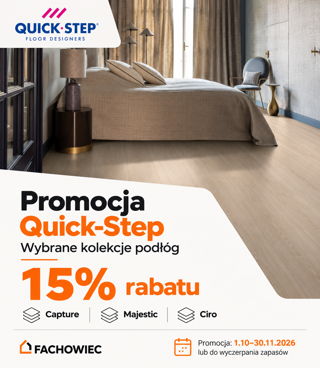 Promocja Quick-Step &ndash; 15% rabatu na wybrane kolekcje