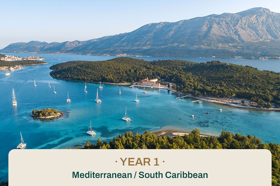 Year 1 - Mediterranean / South Caribbean