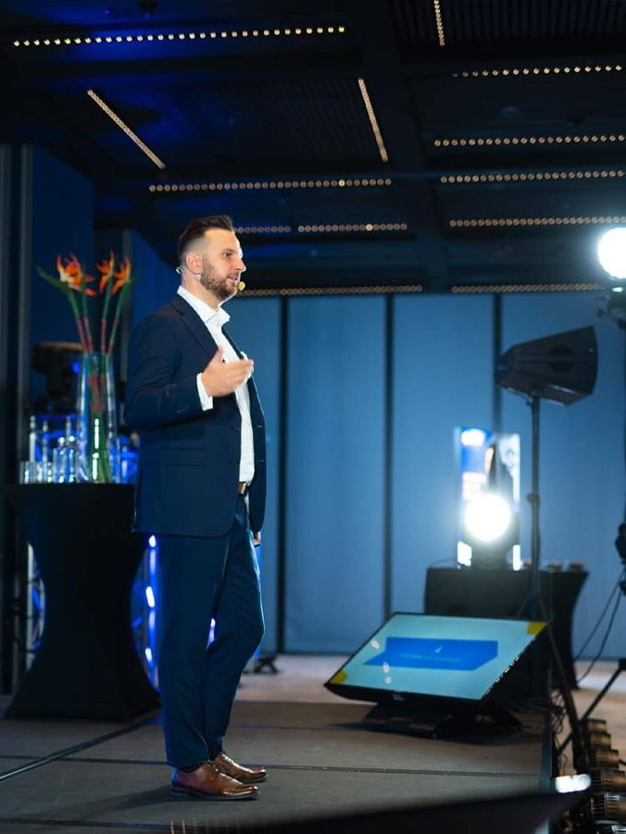 Daniel Siwiec na scenie