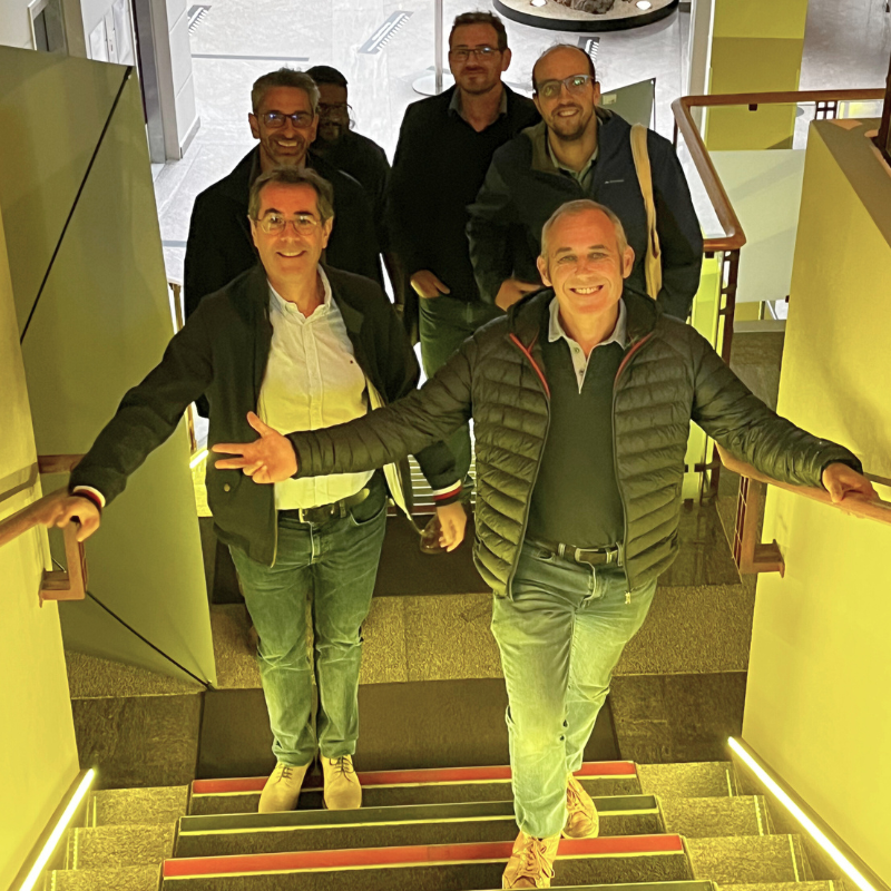 Photo de groupe lors d’un événement BeMSP On Tour