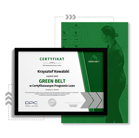 Certyfikat Lean Green Belt
