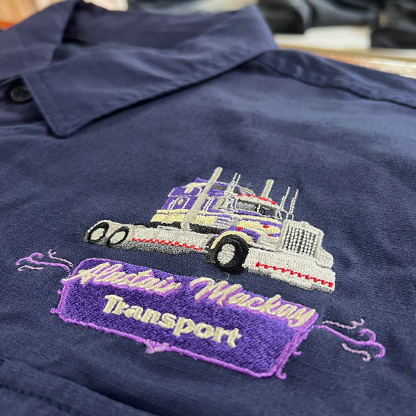 Alistair Mackay Transport Embroidered Uniform