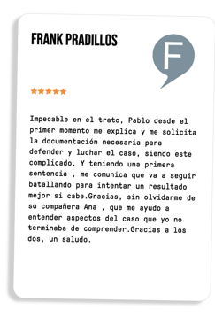 testimonio de un cliente