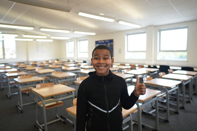 KS2 student at Learning Suite London Ilford tuition centre