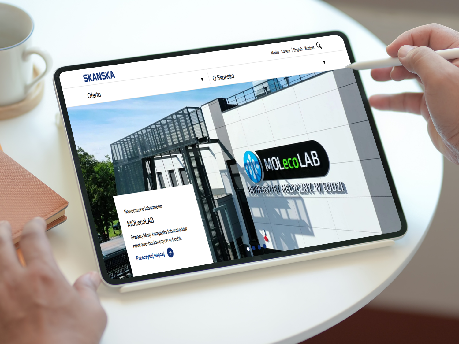 Realizacja strony Skanska i MolecoLAB