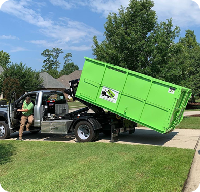 Bin There Dump That Savannah, GA delivery truck