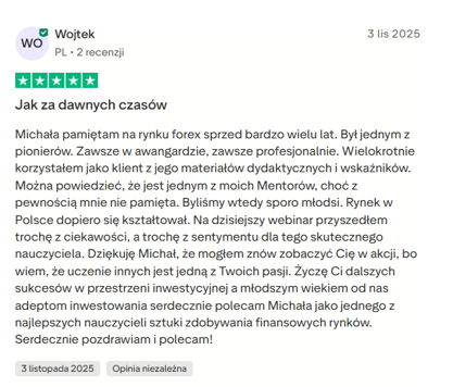 Opinia uczestnika webinaru
