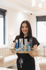 Medical-grade skincare products at H-MD Medical Spa